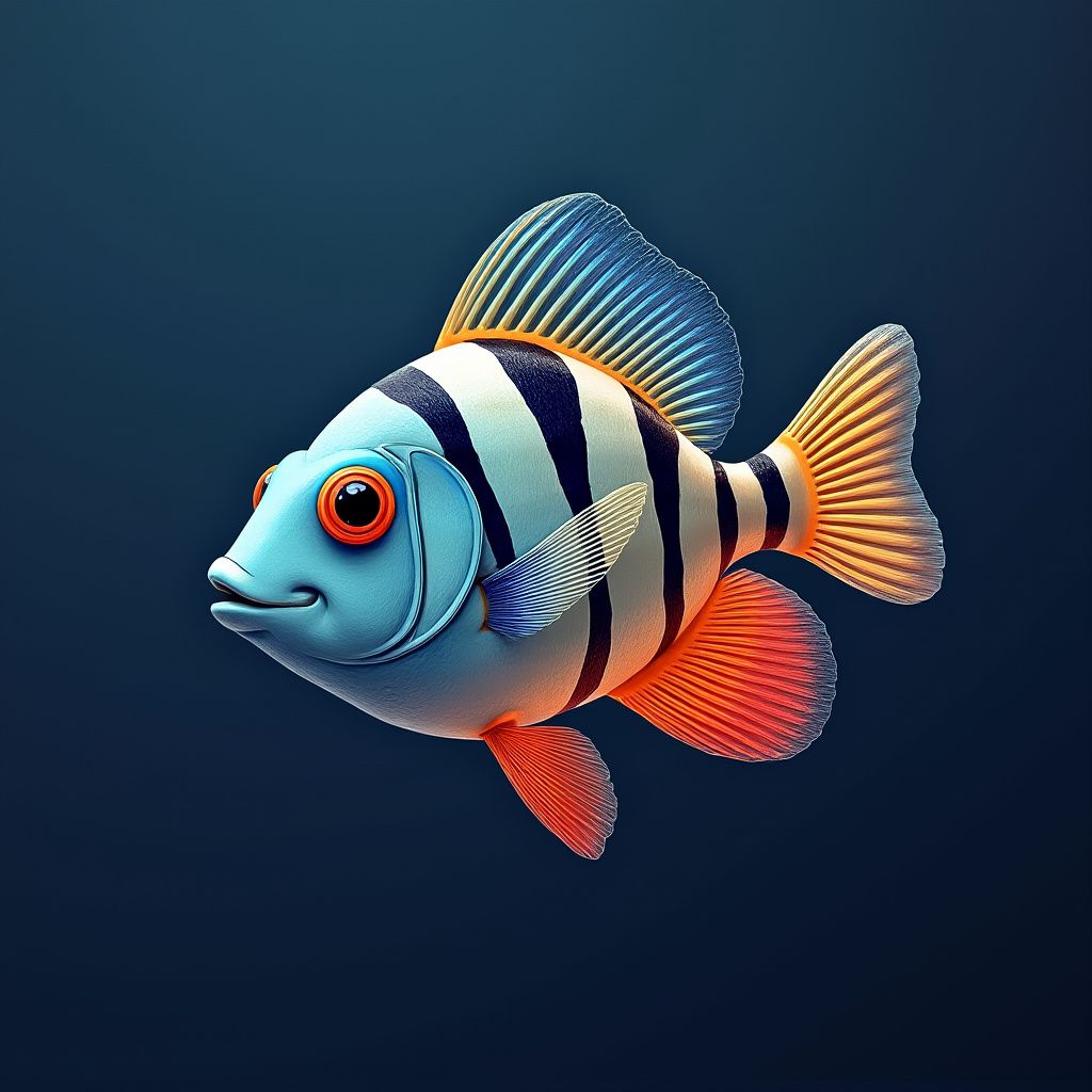 Icona di un pesce personalizzabile