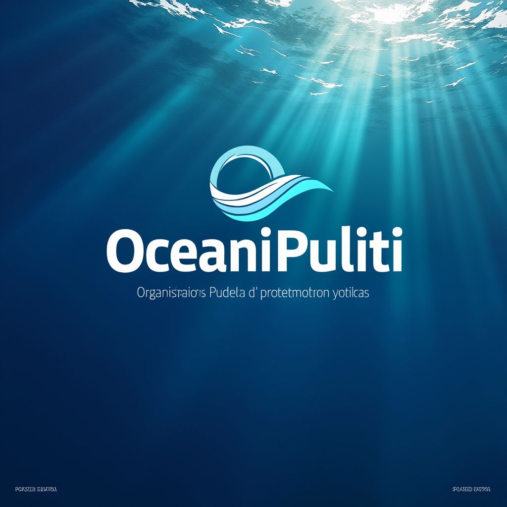 Logo di OceaniPuliti, organizzazione per la protezione degli oceani